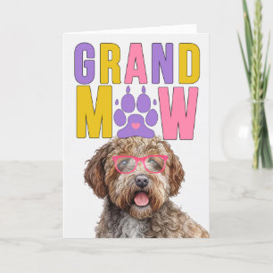 GrandMAW Lagotto Romagnolo Grappige Grootouders Da Feestdagen Kaart