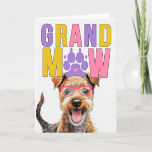 GrandMAW Lakeland Terrier Grappige Grootouders Dag Feestdagen Kaart