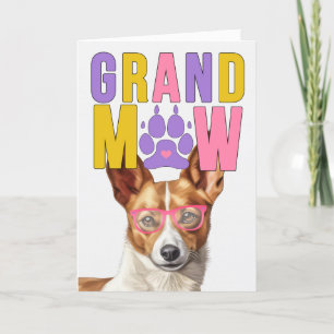 GrandMAW Podengo Hond Grappige Grootouders Dag Feestdagen Kaart