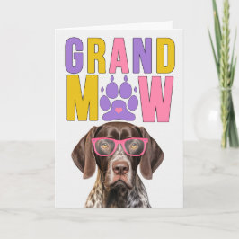 GrandMAW Pointer GrandDOG Grootouders Dag Feestdagen Kaart