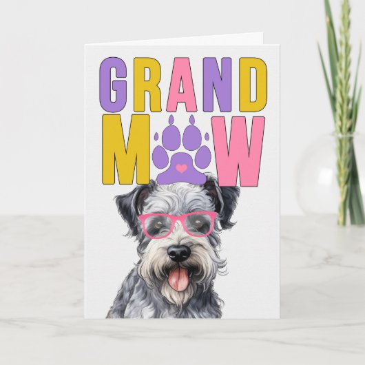 GrandMAW Pumi Hond Grappige Grootouders Dag Feestdagen Kaart (Voorkant)
