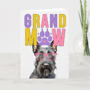 GrandMAW Scottie GrandDOG Grootouders Dag Feestdagen Kaart