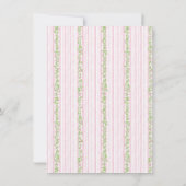 Grandmelliniaanse Botanische Monogram Crest Bedank Bedankkaart (Achterkant)
