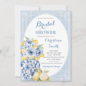 Grandmilenial Lemon Ginger Jar Porselein Bridal Kaart (Voorkant)