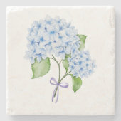 Grandmillenail hortensia boog waterverf preppy stenen onderzetter (Voorkant)