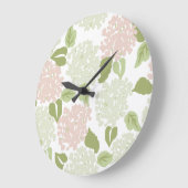 Grandmillenial hydrangea floral preppy grote klok (Hoek)