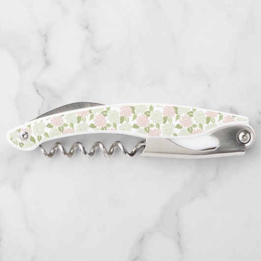 Grandmillenial hydrangea floral preppy  kurkentrekker (Achterkant)