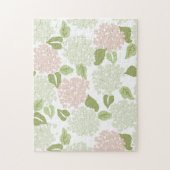 Grandmillenial hydrangea floral preppy legpuzzel (Verticaal)