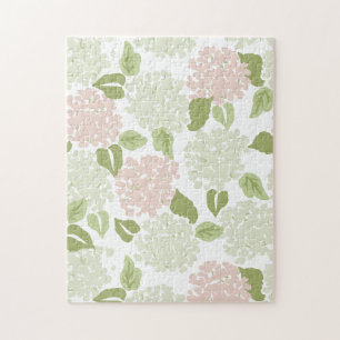 Grandmillenial hydrangea floral preppy  legpuzzel
