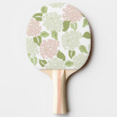 Grandmillenial hydrangea floral preppy  tafeltennisbatje (Achterkant)