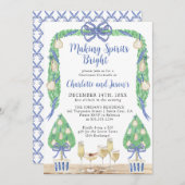 Grandmillenial Kerst Vakantie Cocktail Party Kaart (Voorkant / Achterkant)