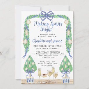 Grandmillenial Kerst Vakantie Cocktail Party Kaart