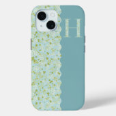 Grandmillenial MONOGRAM H ACQUA LITTLE FLOWERS Cas Case-Mate iPhone Case (Achterkant)