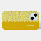 Grandmillenial MONOGRAM I YELLOW LITTLE FLOWERS Case-Mate iPhone Case (Achterkant (horizontaal))