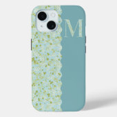 Grandmillenial MONOGRAM M ACQUA LITTLE FLOWERS Case-Mate iPhone Case (Achterkant)