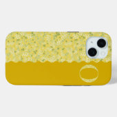 Grandmillenial MONOGRAM O YELLOW LITTLE FLOWERS Case-Mate iPhone Case (Achterkant (horizontaal))