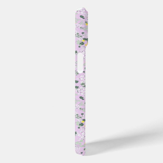 Grandmillenial MONOGRAM X LILA KLEINE BLOEM Case-Mate iPhone Case (Achterkant / Rechts)