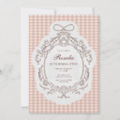 Grandmillenial Preppy  Bloemen Verjaardag Kaart (Voorkant)