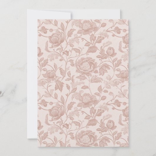 Grandmillenial Preppy  Bloemen Verjaardag Kaart (Achterkant)