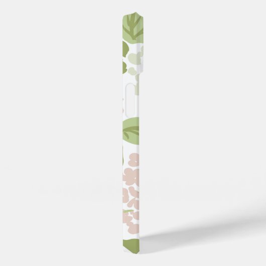 Grandmillenial  preppy hortensia floral Case-Mate iPhone case (Achterkant / Rechts)