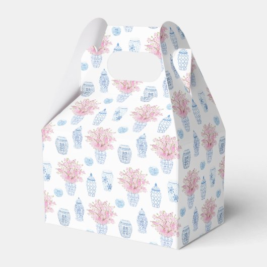 Grandmillenial roze blauw gember potje bruiloft do bedankdoosjes (Achterkant)