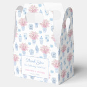 Grandmillenial roze blauw gember potje bruiloft do bedankdoosjes (Geopend)