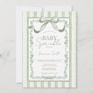 Grandmillenial Sage Botanische Baby Sprinkle  Kaart