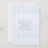 Grandmillennial Beer Baby shower Boy Kaart (Achterkant)