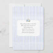 Grandmillennial Beer Baby shower Boy Kaart (Achterkant)