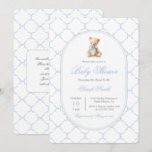 Grandmillennial Beer Baby shower Boy Kaart (Voorkant / Achterkant)