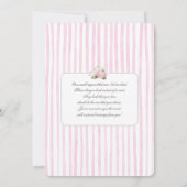 Grandmillennial Beer Baby shower Girl Kaart (Achterkant)