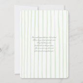 Grandmillennial Beer Genderneutraal Baby shower Kaart (Achterkant)