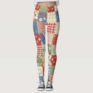 Grandmillennial Bloemmotief Leggings