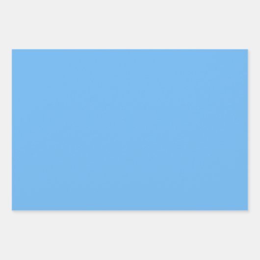 Grandmillennial Blue Bow Wrapping Paper Sheet Set (Voorkant 3)