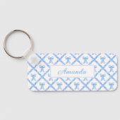 Grandmillennial Bow Trellis Sleutelhanger (Achterkant)