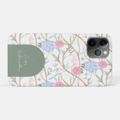 Grandmillennial Chinoiserie Aanpasbaar Case-Mate iPhone Case (Achterkant (horizontaal))