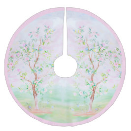 Grandmillennial Chinoiserie preppy floral Kerstboom Rok