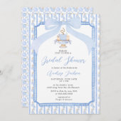 Grandmillennial Chinoiserie Pumpkin Bridal Shower Kaart (Voorkant / Achterkant)