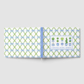 Grandmillennial Chinoiserie Topiary | Gepersonalis Gastenboek (Volledig)