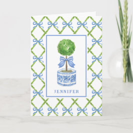 Grandmillennial Chinoiserie Topiary | Gepersonalis Kaart