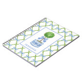 Grandmillennial Chinoiserie Topiary | Gepersonalis Notitieboek (Linkerzijde)