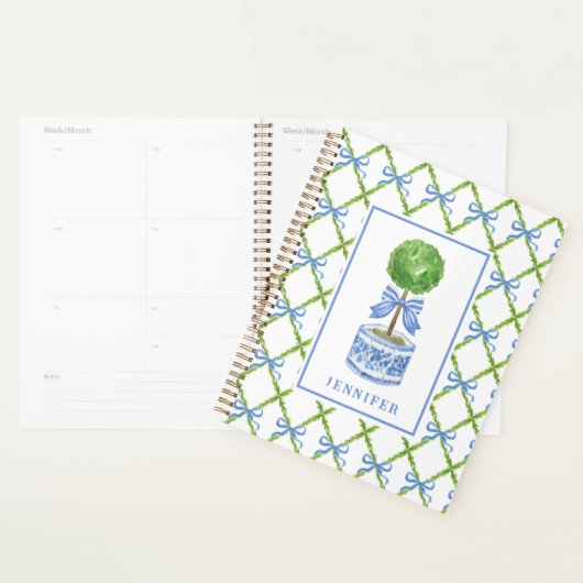 Grandmillennial Chinoiserie Topiary | Gepersonalis Planner (Display)