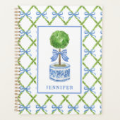 Grandmillennial Chinoiserie Topiary | Gepersonalis Planner (Voorkant)