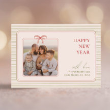 Grandmillennial Coquette Gelukkig Nieuwjaar Foto