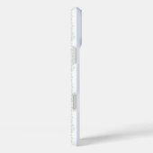 Grandmillennial Coquette Preppy Blue Floral Case-Mate iPhone Case (Achterkant / Rechts)