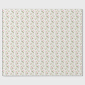 Grandmillennial Cottagecore roze rozen  Cadeaupapier (Vlak)