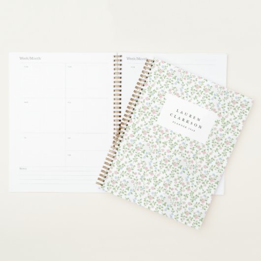 Grandmillennial Ditsy Bloem Planner (Display)