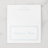 Grandmillennial en Elegant Place Card Plaatskaartje (Buitenkant ongevouwen)