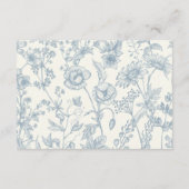 Grandmillennial en Elegant RSVP-kaarten Informatiekaartje (Achterkant)