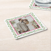 Grandmillennial Evergreen Swag | Foto Kartonnen Onderzetters (Schuin)